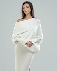 LIMITED RESTOCK | Asymmetric Draped | Ivory