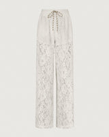 Roxie Lace Trousers | White