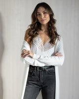 Thea Layering Vest | White