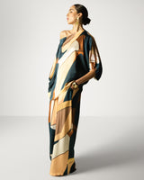 Lilith Elastic Waist Silk Trousers