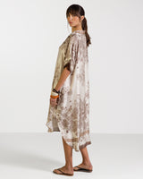Ottilie Silk Kaftan Dress | Beige
