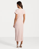 Juliette V Neck Dress | Dusty Pink