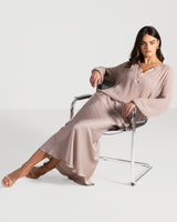 Rosalind Lightweight Satin Skirt | Dusty Pink