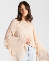 Blair Ruffle Blouse | Cream