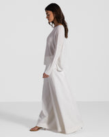 Amelie Lightweight Linen Top | White