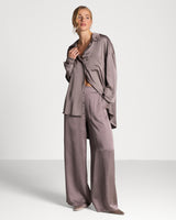 Kailin Satin Shirt | Mink