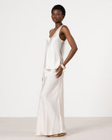 Lexi Satin Maxi Skirt | Ivory