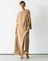 Esther Boxy Tee | Beige