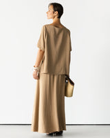 Esther Boxy Tee | Beige