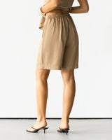 Penny Elastic Waist Shorts | Beige