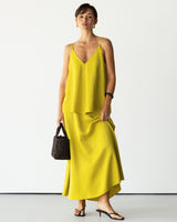 Willa Elastic Waist Skirt | Lime