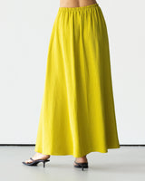 Willa Elastic Waist Skirt | Lime