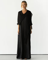 Brienne Lightweight Cape | Black