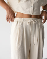 Serena Drawstring Trousers | Ivory