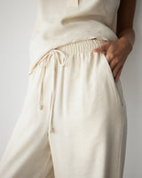 Sylvia Elastic Waist Trousers | Ivory