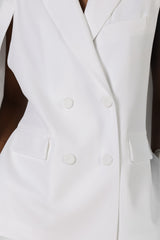 Spencer Tailored Blazer | White