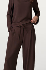 Lana Trousers | Espresso Brown