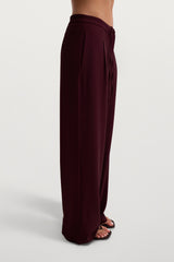 Lana Trousers | Burgundy