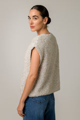 Josie Knitted Gilet | Oatmeal