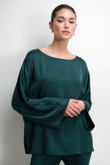 Arlet Wide Sleeve Boatneck | Teal