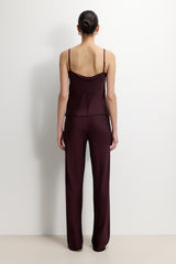 Odette Satin Vest | Amethyst Plum