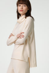 Kaia Roll Neck | Cream | Fine Knit