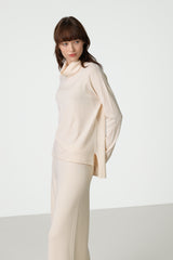 Kaia Roll Neck | Cream | Fine Knit
