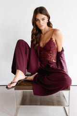 Lana Blazer | Burgundy