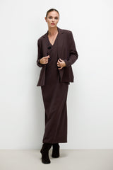 Neve Dress | Espresso Brown
