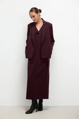 Neve Dress | Burgundy