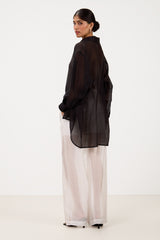 Jemima Oversized Shirt | Black