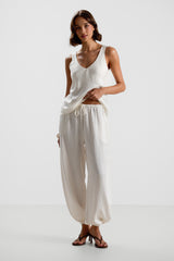 Aldina Vest Top | White