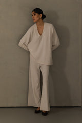 Pull-On Pants | Light Beige