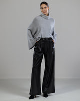 NEW | Sophia Faux Leather Trousers | Black