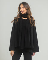 Ribbed Shawl | Black