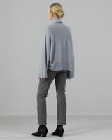 LIMITED RESTOCK | Ribbed Roll Neck Sweater | Light Grey
