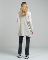 NEW | Crossover High Low Sweater | Oatmeal | Wool Blend
