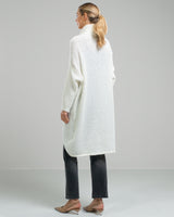 NEW | Roll Neck Crossover Sweater | Ivory | Wool Blend