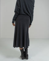 NEW | Ribbed Skirt | Charcoal