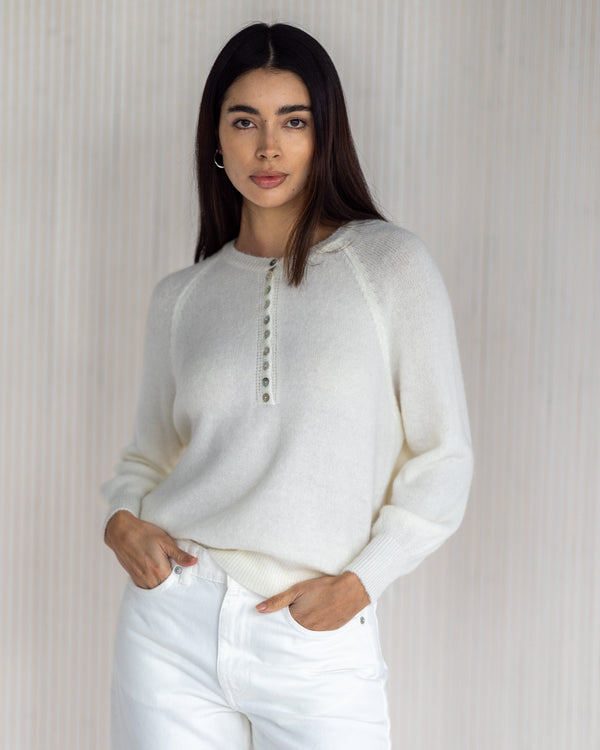 NEW | Esme Sweater | Ivory | Alpaca Blend