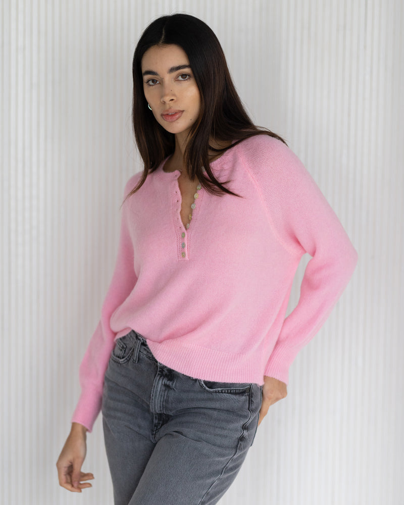 NEW | Esme Sweater | Light Pink | Alpaca Blend