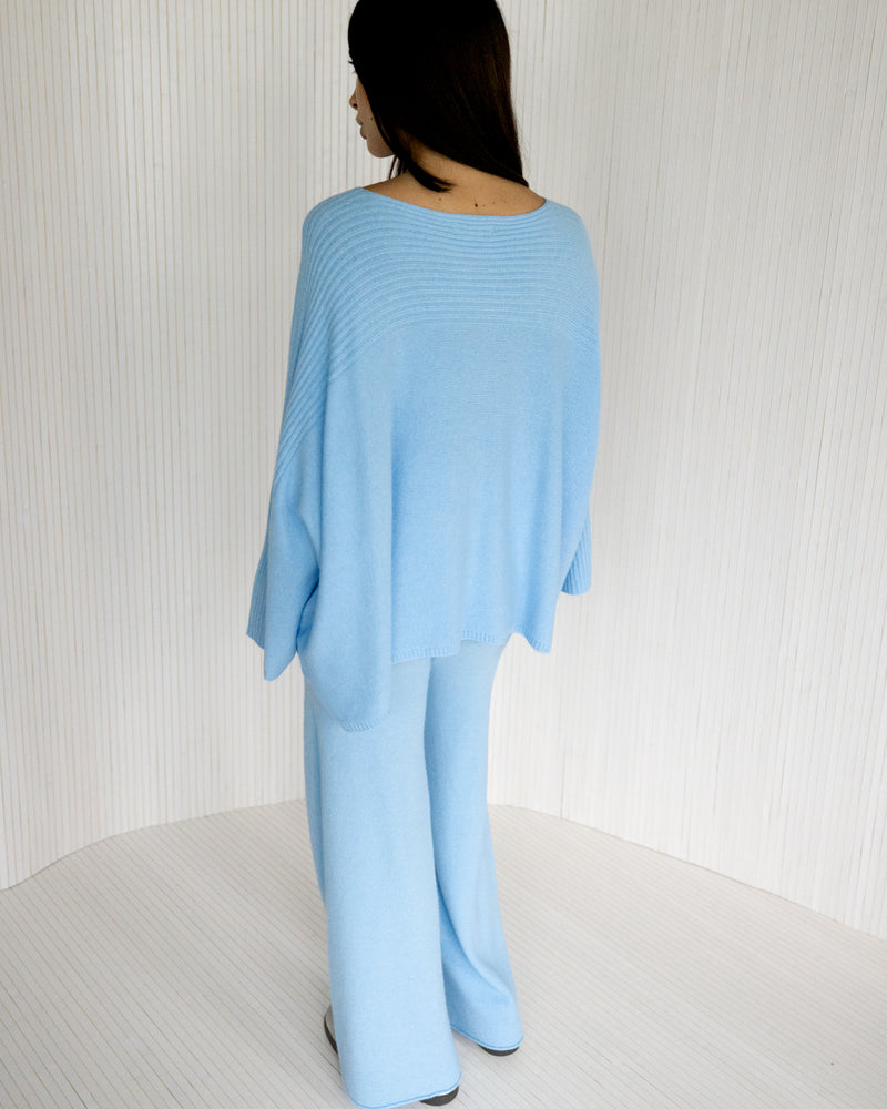 NEW | Ribbed Sweater | Arctic Blue