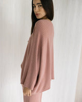 NEW | Ribbed Sweater | Vintage Rose