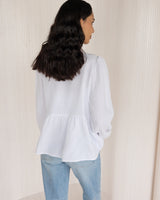 NEW | Seraphina Tie Front Shirt | White