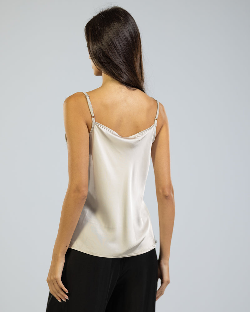 NEW | Bianca Strappy Vest | Light Grey