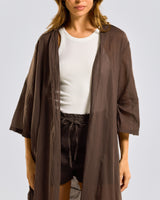 NEW | Jane Open Cardigan | Espresso Brown