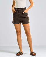 NEW | Kiera Shorts | Espresso Brown | 100% Linen