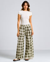 NEW | Valerie Printed Trousers | Khaki