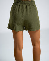 NEW | Kiera Shorts | Khaki | 100% Linen