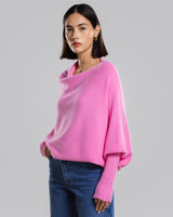 Asymmetric Draped | Posh Pink